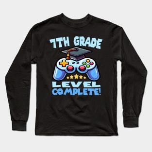 7Th Level Complete Video Gamers Graduation Class 2024 Long Sleeve T-Shirt
